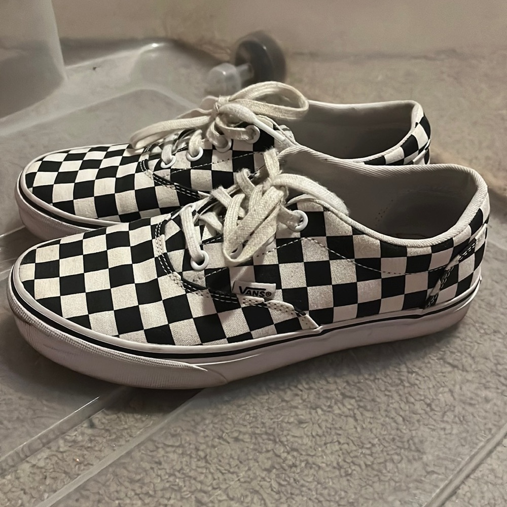 checkered vans